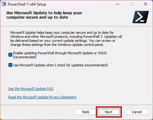 PowerShellセットアップウィザード「４」
